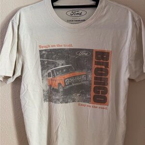 Lucky Brand Cream Graphic T-Shirt